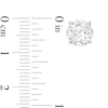 Thumbnail Image 2 of 3.00 CT. T.W. Certified Lab-Created Diamond Solitaire Stud Earrings in 14K White Gold (I/SI2)