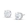 Thumbnail Image 0 of 2.00 CT. T.W. Certified Lab-Created Diamond Solitaire Stud Earrings in 14K White Gold (I/SI2)