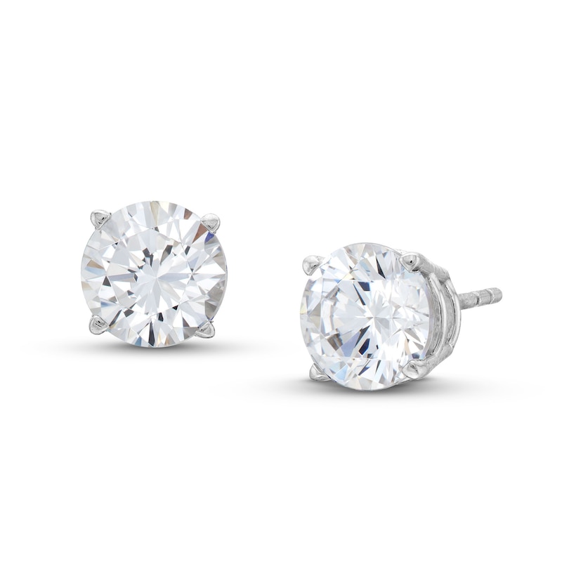2.00 CT. T.W. Certified Lab-Created Diamond Solitaire Stud Earrings in ...