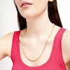 5.5mm Glitter Rope Chain Necklace in Solid 10K Gold - 24"