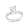 Vera Wang Love Collection 2.29 CT. T.W. Emerald-Cut Certified Lab-Created Diamond Engagement Ring in 14K White Gold (F/VS2)