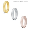 Men's 6.5mm Comfort-Fit Euro Engravable Wedding Band in 14K Rose Gold (1 Line)