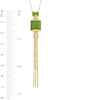 Thumbnail Image 2 of Jade and 0.10 CT. T.W. Diamond Lantern Necklace in 14K Gold