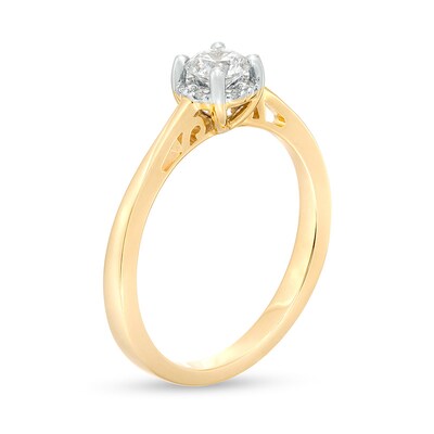 Previously Owned - 0.50 CT. T.W. Solitaire Diamond Engagement Ring in 14K Gold (I/I1)