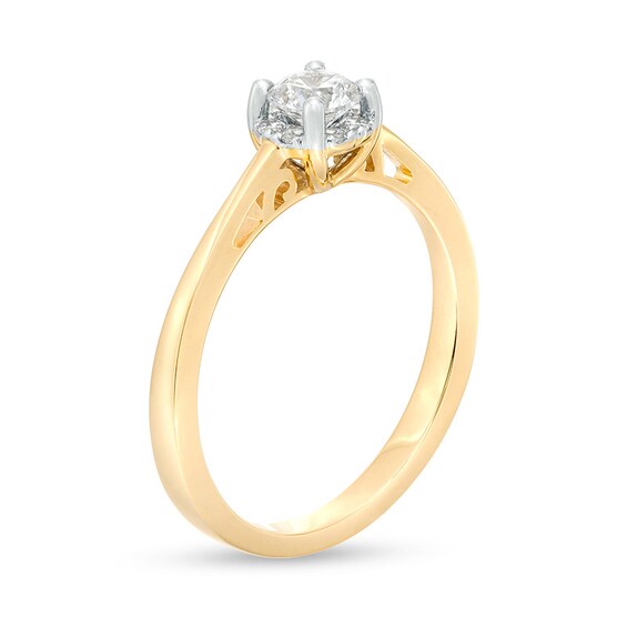 Previously Owned - 0.50 CT. T.W. Solitaire Diamond Engagement Ring in 14K Gold (I/I1)