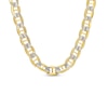 Thumbnail Image 0 of Men's 4.7mm Mariner Chain Necklace in Hollow 14K Two-Tone Gold - 22"