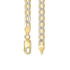 Thumbnail Image 2 of Men's 4.7mm Mariner Chain Necklace in Hollow 14K Two-Tone Gold - 22"