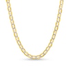 Thumbnail Image 0 of 4.7mm Diamond-Cut Mariner Chain Necklace in Semi-Solid 14K Two-Tone Gold - 18"