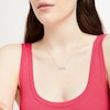 Thumbnail Image 1 of 0.25 CT. T.W. Certified Lab-Created Diamond "mom" Necklace in Sterling Silver (F/SI2)