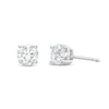 Thumbnail Image 0 of 0.90 CT. T.W. Certified Lab-Created Diamond Solitaire Stud Earrings in 14K White Gold (I/SI2)