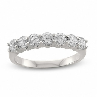 0.98 CT. T.W. Diamond Seven Stone Ring in Platinum