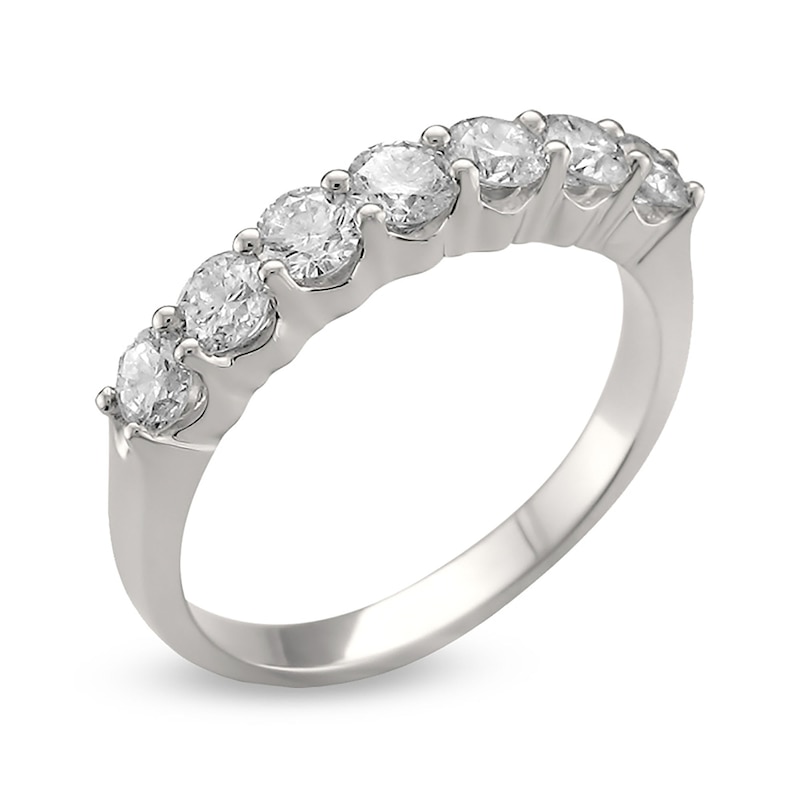 0.98 CT. T.W. Diamond Seven Stone Ring in Platinum|Peoples Jewellers