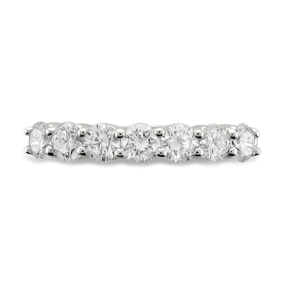 0.98 CT. T.W. Diamond Seven Stone Ring in Platinum