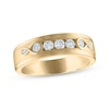 Thumbnail Image 0 of Every Moment Collection Men's 0.45 CT. T.W. Diamond Three Stone Wedding Band in 14K Gold