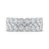 Thumbnail Image 5 of Every Moment Collection 1.95 CT. T.W. Diamond Double Row Infinity Ring in 14K White Gold