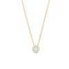 CT. T.W. Multi-Diamond Flower Pendant in 10K Gold