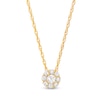 Thumbnail Image 1 of 1.00 CT. T.W. Multi-Diamond Flower Pendant in 10K Gold