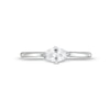 0.48 CT. Marquise Diamond Sideways Solitaire Ring in 14K White Gold (I/I2)