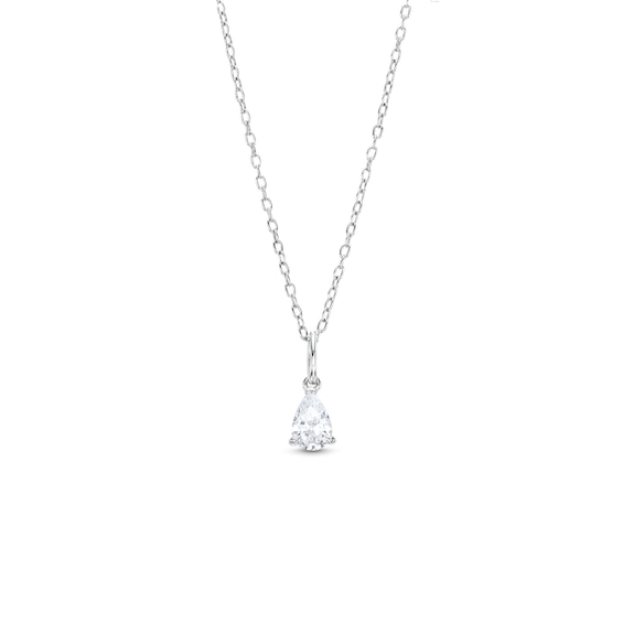 0.48 CT. Pear-Shaped Diamond Solitaire Pendant in 14K Gold (I/I2