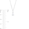 0.48 CT. Pear-Shaped Diamond Solitaire Pendant in 14K Gold (I/I2