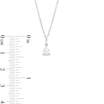 0.48 CT. Pear-Shaped Diamond Solitaire Pendant in 14K Gold (I/I2