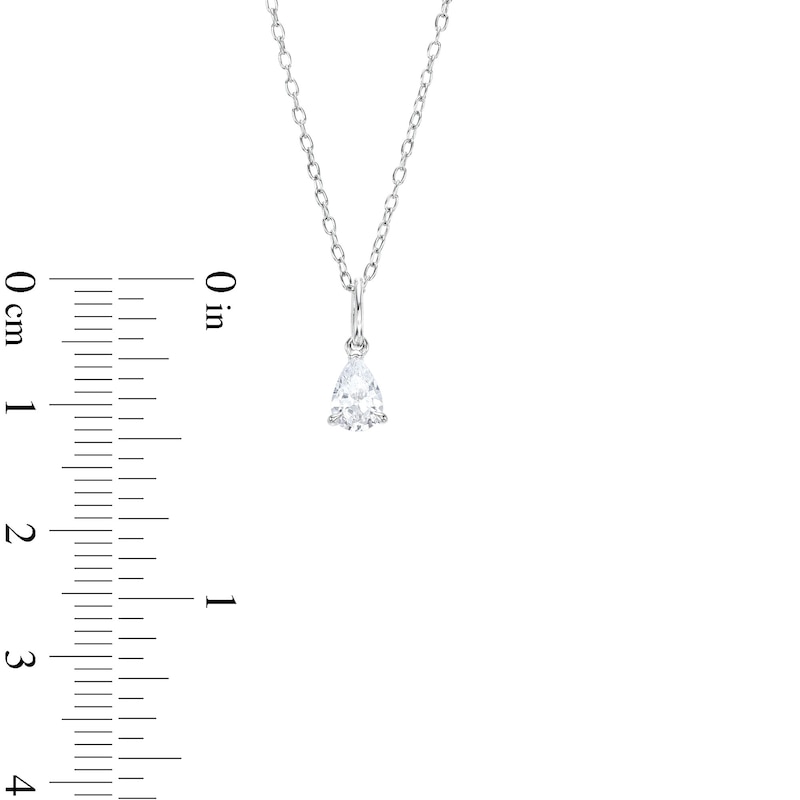 0.48 CT. Pear-Shaped Diamond Solitaire Pendant in 14K Gold (I/I2)|Peoples Jewellers