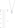 0.48 CT. Marquise Diamond Solitaire Pendant in 14K Gold (I/I2