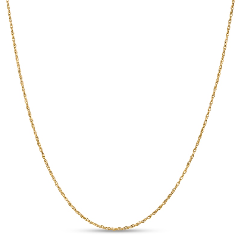 1.3mm Rope Chain Necklace in 18K Gold - 20"