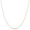 Thumbnail Image 0 of 1.0mm Diamond-Cut Spiga Chain Necklace in 18K Gold - 16"
