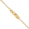 Thumbnail Image 2 of 1.0mm Diamond-Cut Spiga Chain Necklace in 18K Gold - 16"
