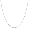 Thumbnail Image 0 of 1.0mm Diamond-Cut Spiga Chain Necklace in 18K White Gold - 16"