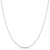 Thumbnail Image 0 of 1.0mm Diamond-Cut Spiga Chain Necklace in 18K White Gold - 18"