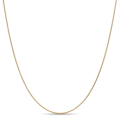 1.15mm Diamond-Cut Cable Chain Necklace in 18K Gold