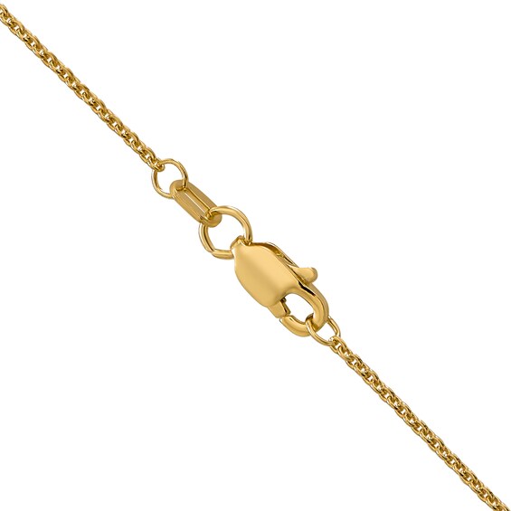 1.15mm Diamond-Cut Cable Chain Necklace in 18K Gold