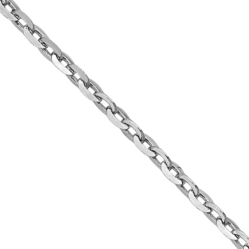 1.15mm Diamond-Cut Cable Chain Necklace in 18K White Gold - 16"