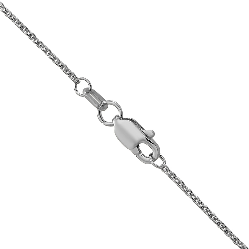 1.15mm Diamond-Cut Cable Chain Necklace in 18K White Gold - 16"