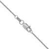 Thumbnail Image 2 of 1.15mm Diamond-Cut Cable Chain Necklace in 18K White Gold - 20"