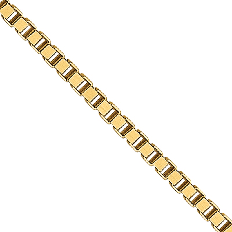 0.7mm Box Chain Necklace in 18K Gold - 18"|Peoples Jewellers