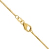 Thumbnail Image 2 of 0.9mm Box Chain Necklace in 18K Gold - 16"