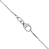 Thumbnail Image 2 of 0.7mm Box Chain Necklace in 18K White Gold - 18"