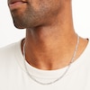 Thumbnail Image 1 of 3.7mm Figaro Chain Necklace in Solid Sterling Silver  - 20"