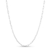 2.3mm Paper Clip Chain Necklace in Solid Sterling Silver  - 18"