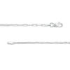 2.3mm Paper Clip Chain Necklace in Solid Sterling Silver  - 18"