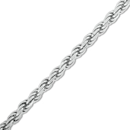 Men’s 4.0mm Rope Chain Bracelet in Solid Sterling Silver  - 8.5&quot;