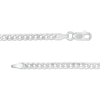Thumbnail Image 2 of 3.2mm Curb Chain Necklace in Solid Sterling Silver  - 20"