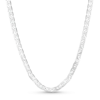 4.8mm Mariner Chain Necklace in Solid Sterling Silver  - 22"