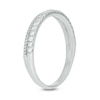 Thumbnail Image 1 of 0.18 CT. T.W. Diamond Rope Edge Stackable Band in 10K White Gold