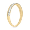 Thumbnail Image 2 of 0.18 CT. T.W. Diamond Rope Edge Stackable Band in 10K Gold