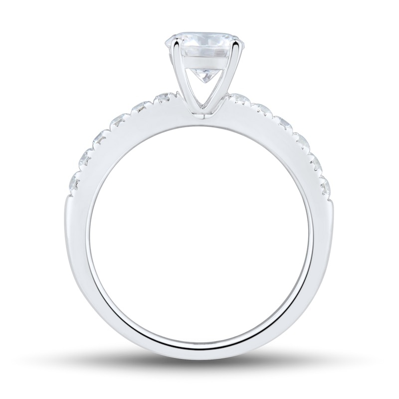 1.23 CT. T.W. Diamond Engagement Ring in 14K White Gold (I/VS2)|Peoples Jewellers