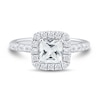 1.45 CT. T.W. Princess-Cut Diamond Frame Engagement Ring in 14K White Gold (I/VS2)